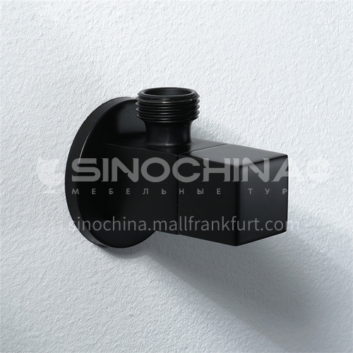 Bathroom black Angle valve